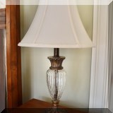 D08. Glass table lamp. 